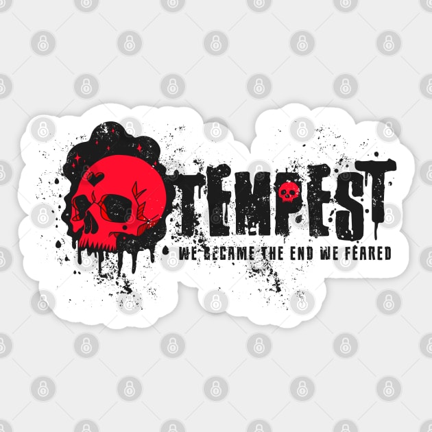 TEMPEST Sticker by artslaves
